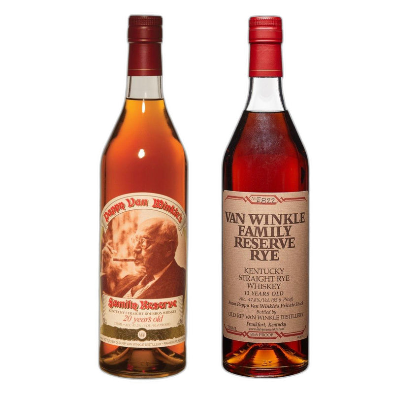 Pappy Van Winkle 20 Year Bourbon  Family Reserve Rye Bundle