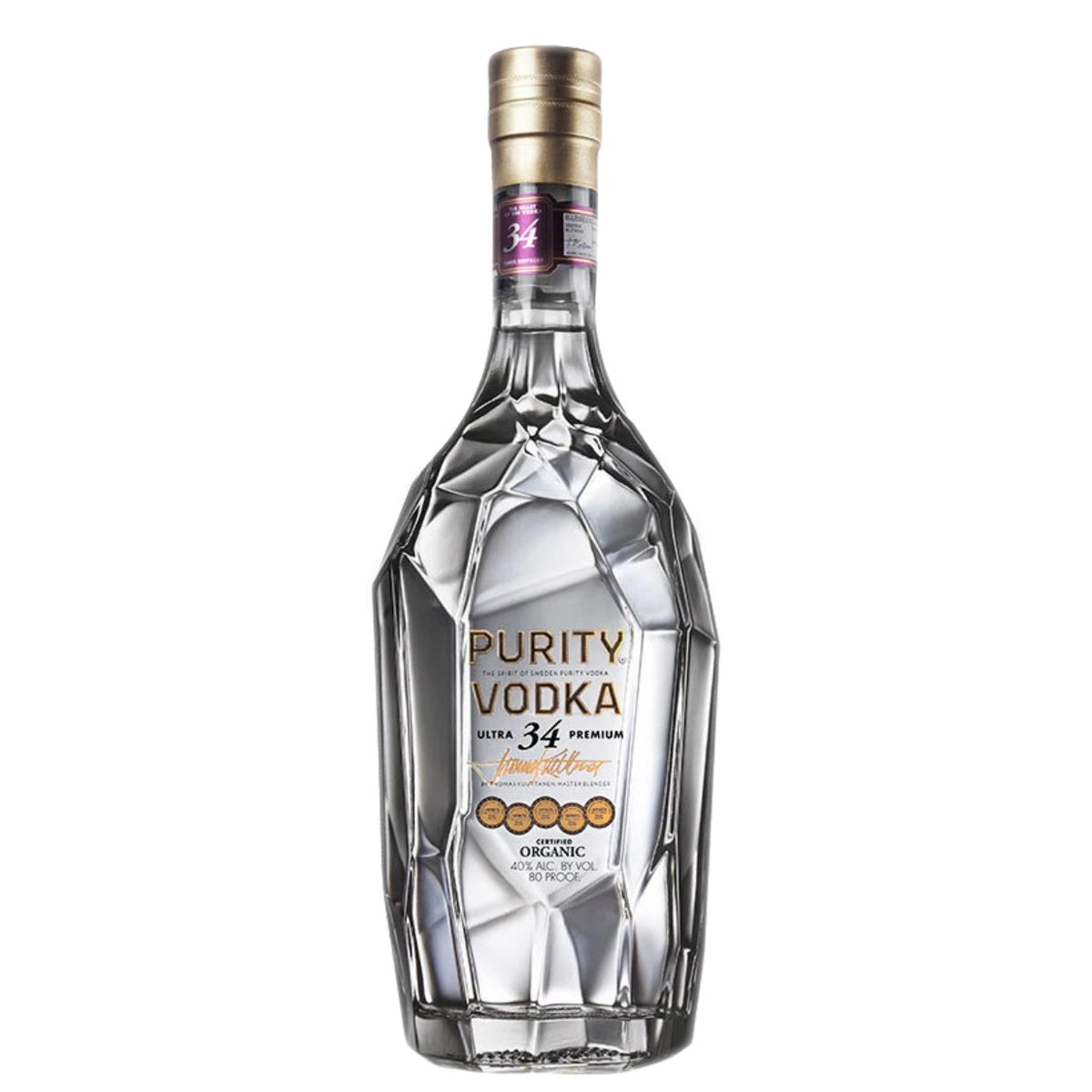 Purity Ultra 34 Premium Vodka - Whisky and Whiskey