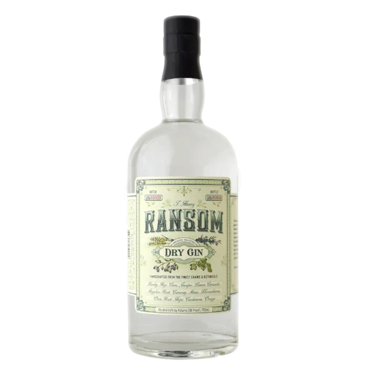 Ransom Dry Gin - Whisky and Whiskey