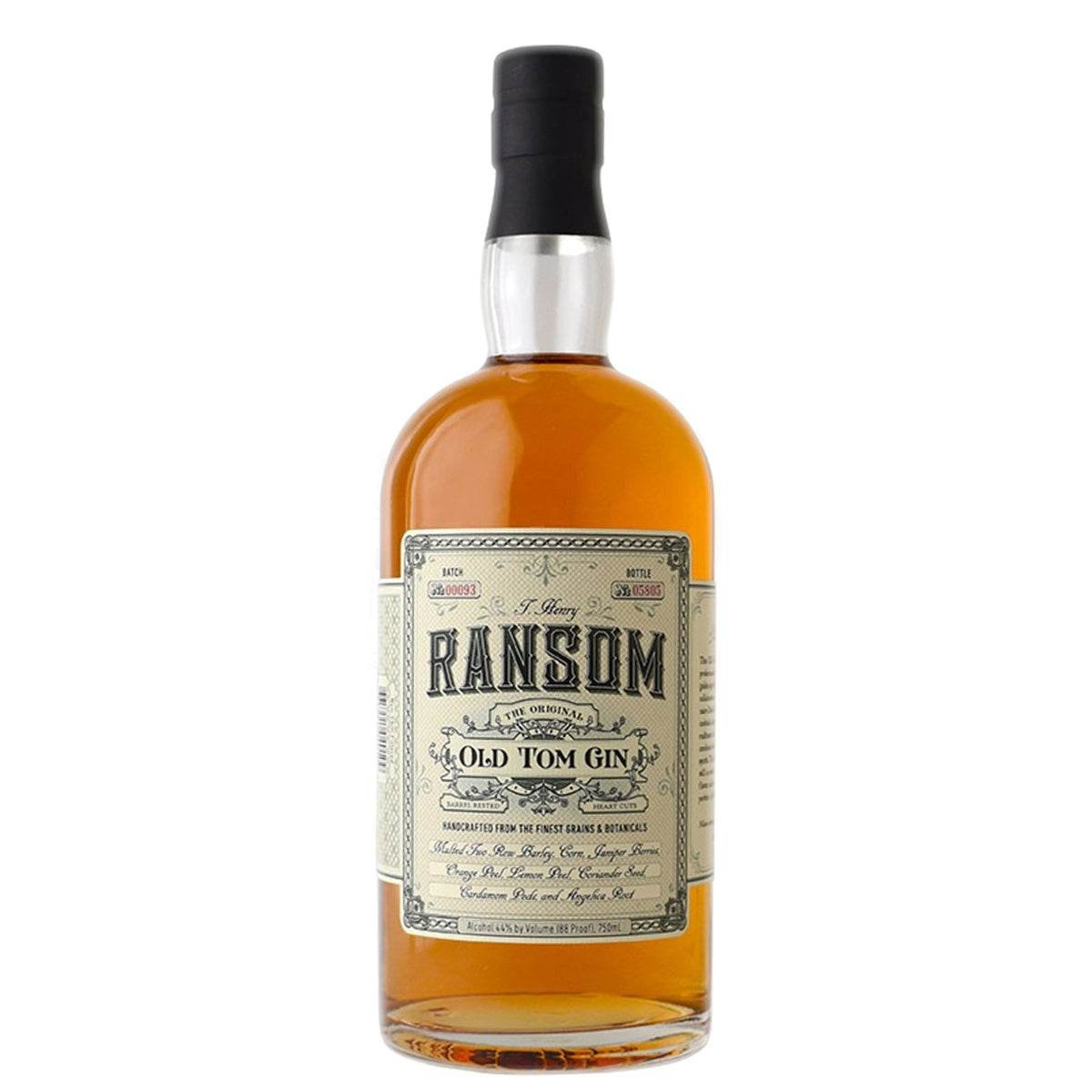 Ransom The Geezer Old Tom Gin - Whisky and Whiskey