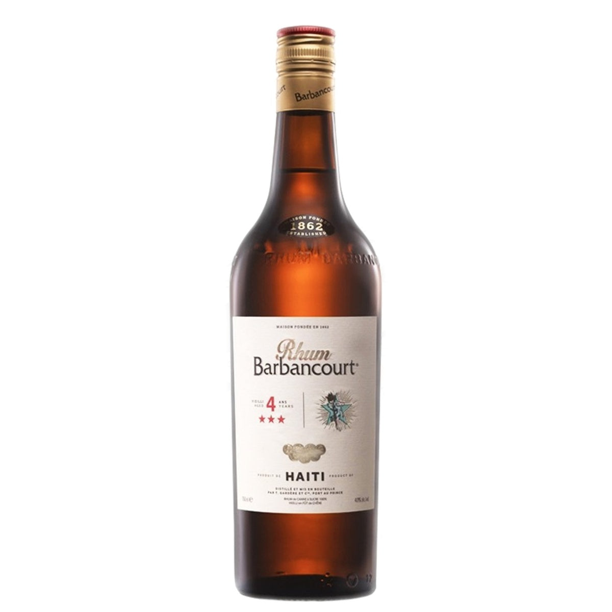 Rhum Barbancourt Aged Rum Three Star 4 Yr - Whisky and Whiskey