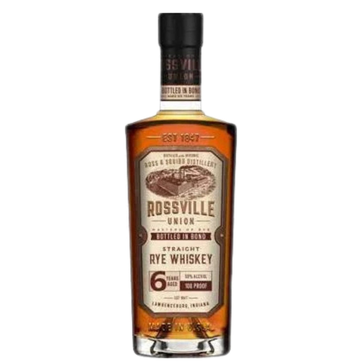 Rossville Union Bottle in Bond Rye 6 Year Whiskey - Whisky and Whiskey