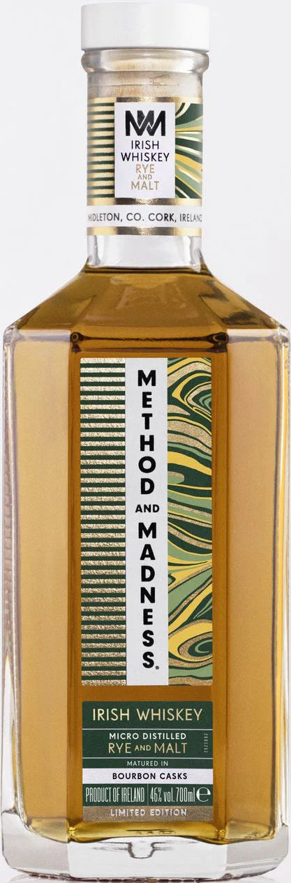 METHOD AND MADNESS Rye & Malt Irish Whiskey