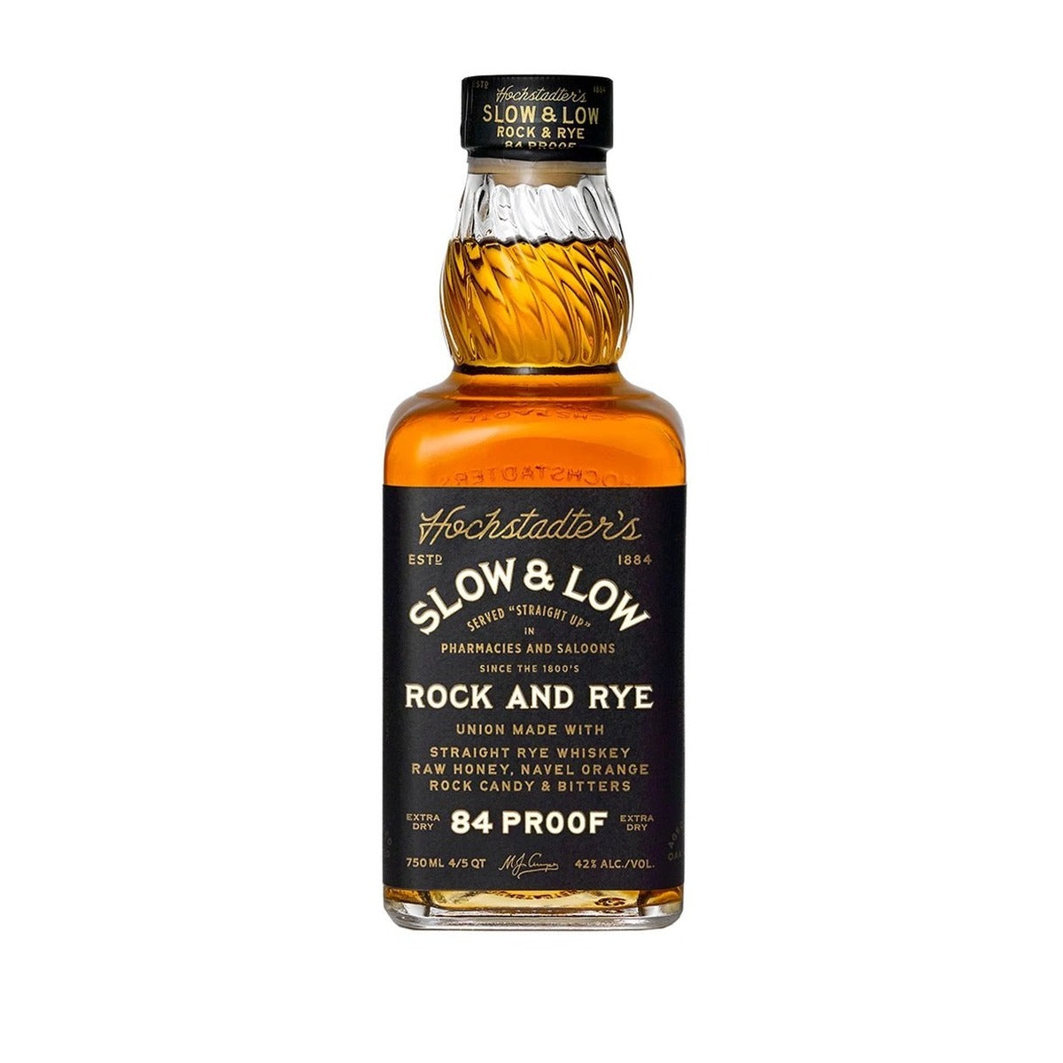 Slow & Low Rock and Rye Straight Rye Whiskey