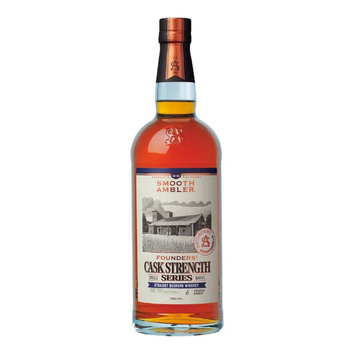 Smooth Ambler Founders' Cask Strength Series Bourbon Whiskey