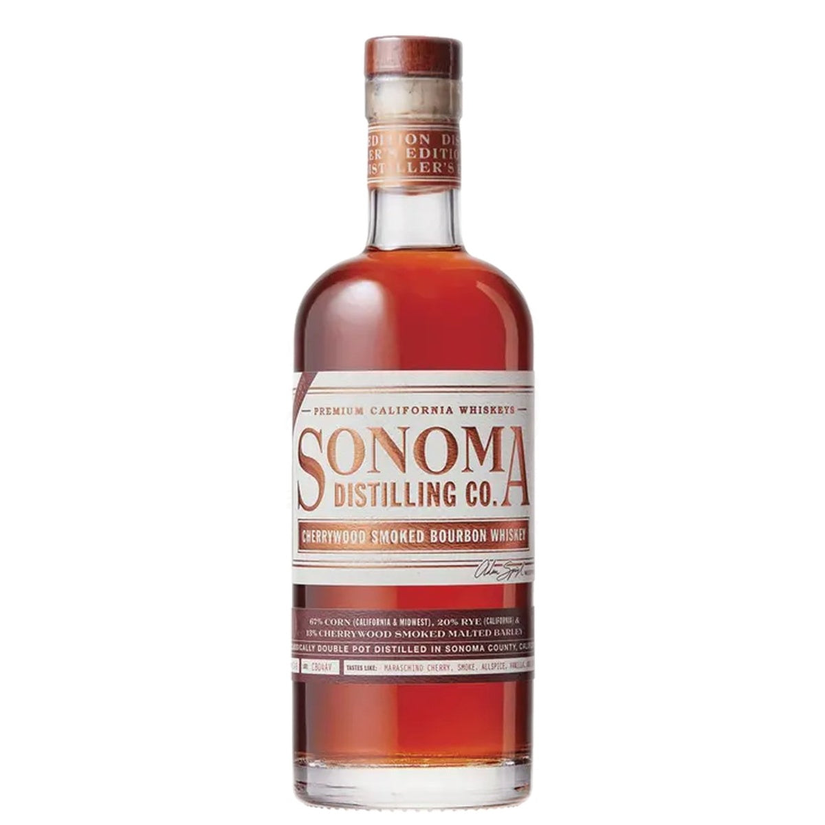 Sonoma Cherrywood Smoked Bourbon - Whisky and Whiskey