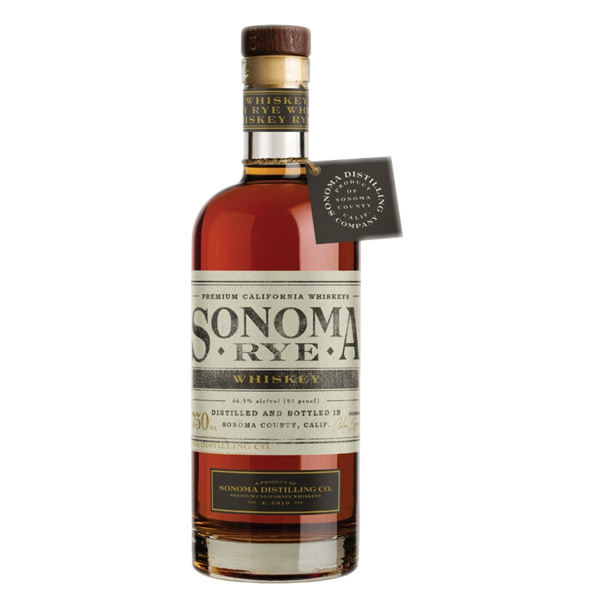 Sonoma Distilling Co. Sonoma Rye Whiskey - Whisky and Whiskey