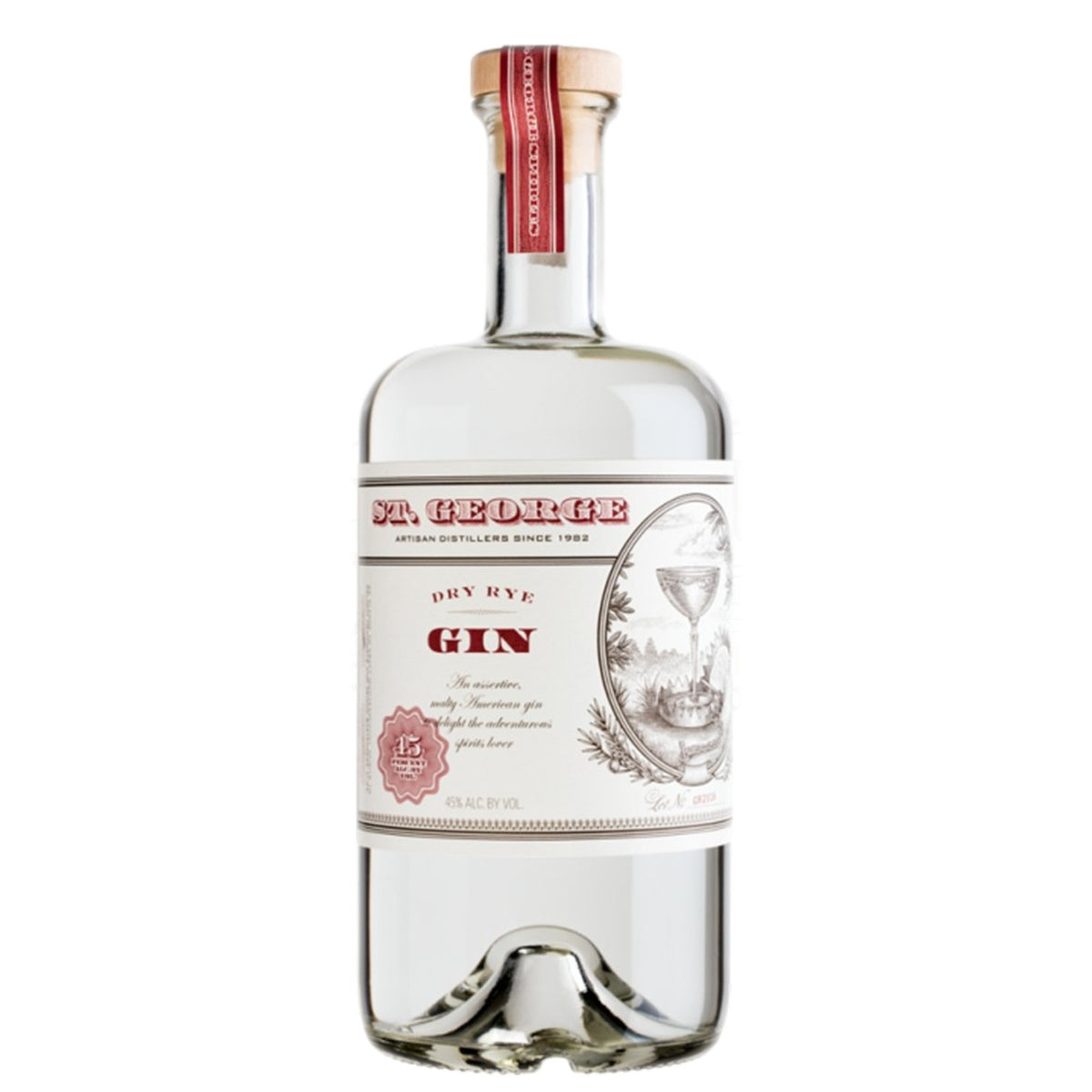 St. George Spirits Dry Rye Gin - Whisky and Whiskey