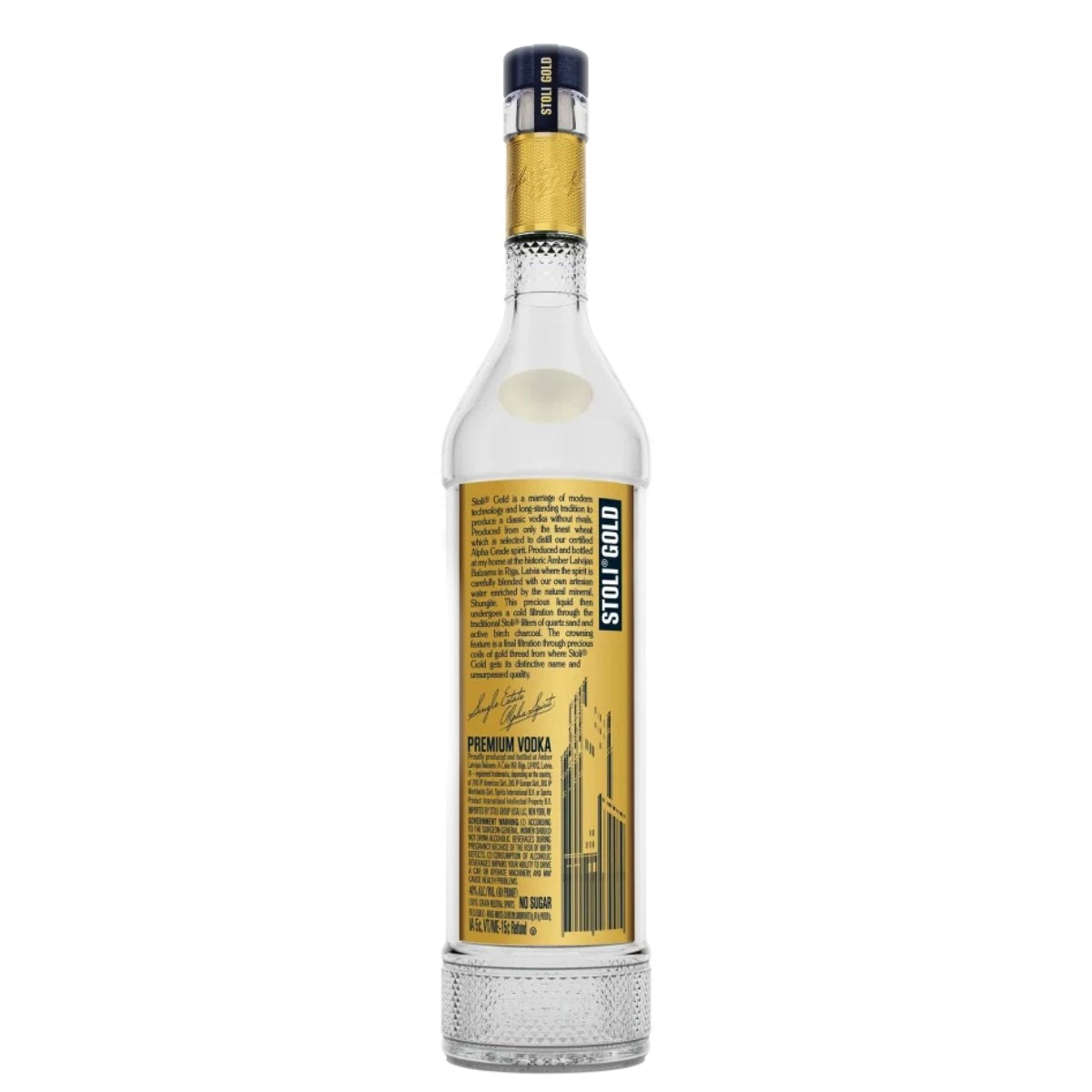 Stoli Gold Vodka - Whisky and Whiskey