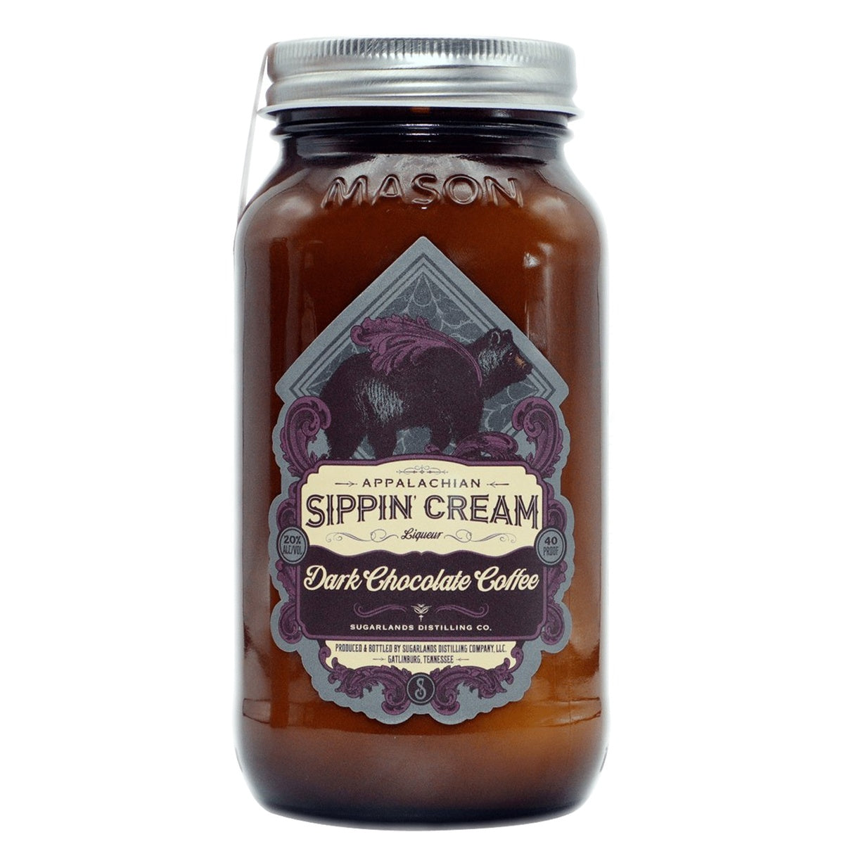 Sugarlands Shine Dark Chocolate Coffee Cream Liqueur - Whisky and Whiskey