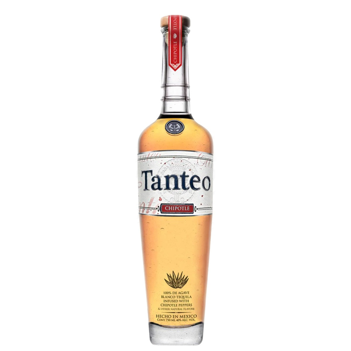 Tanteo Tequila Chipotle Blanco Tequila 100% de Agave - Whisky and Whiskey