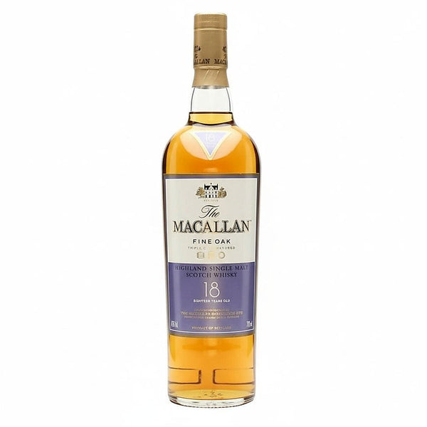 The Macallan 18 Year Triple Cask Matured Fine Oak Single Malt Scotch W