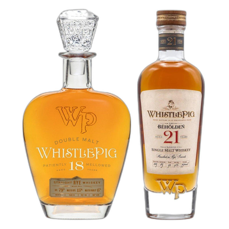 WhistlePig 18 Year  21 Year Bundle