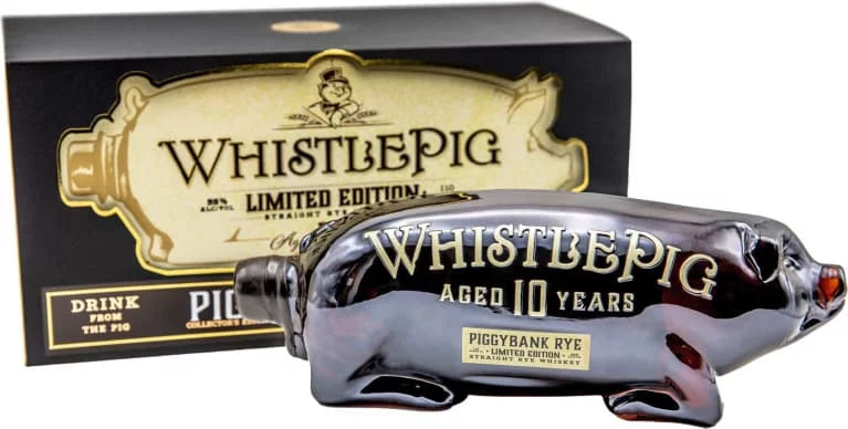 Whistlepig Limited Edition 10 Years Aged Piggybank Rye A Blend Of Straight Rye Whiskey 1L