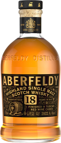 ABERFELDY 18 Year Old Limited Edition Tuscan Red Wine Cask Finish