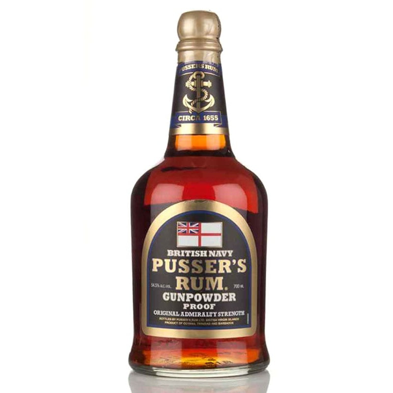 Pusser's British Navy Rum Gunpowder Proof