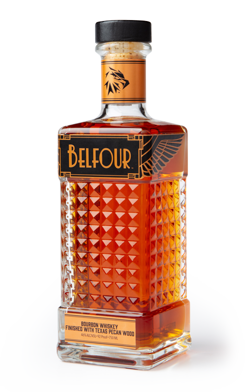 Belfour Bourbon Whiskey Finished With Texas Pecan Wood