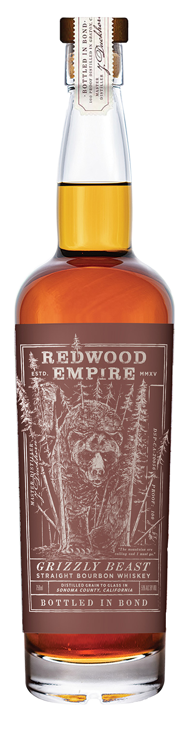 Redwood Empire Grizzly Beast Bourbon Whiskey