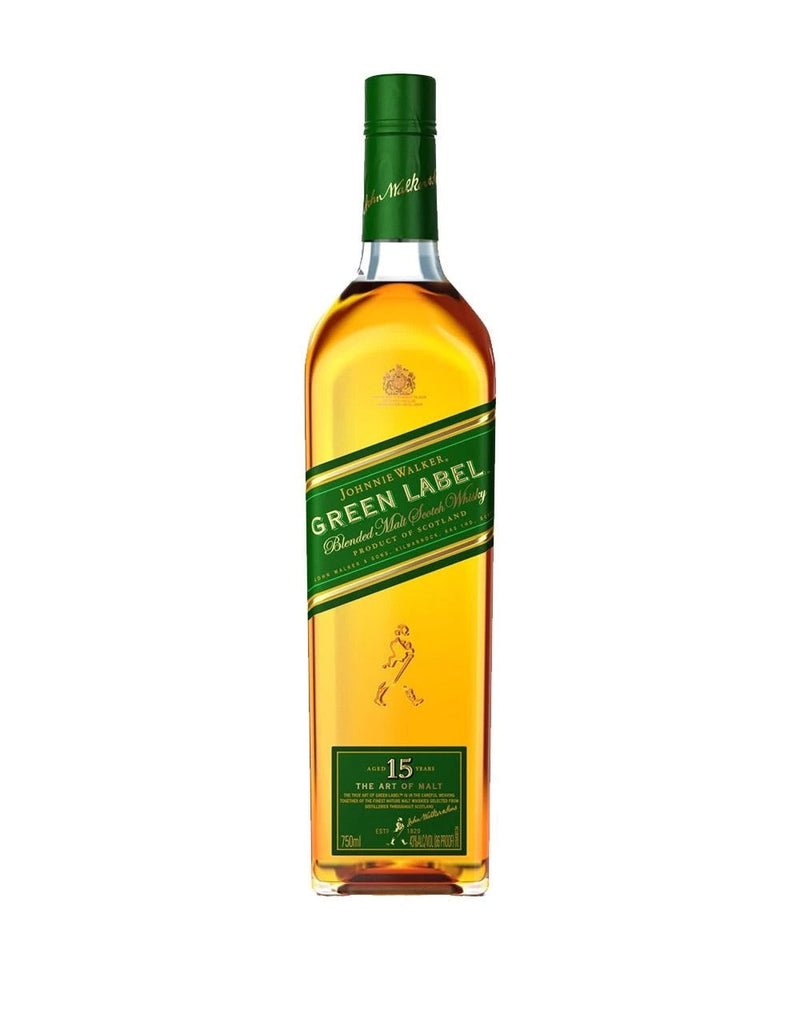 Johnnie Walker Green Label 15 Year Old Blended Malt Scotch Whisky