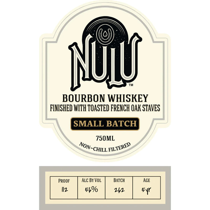NULU Small Batch Bourbon Finished With Toasted French Oak Staves