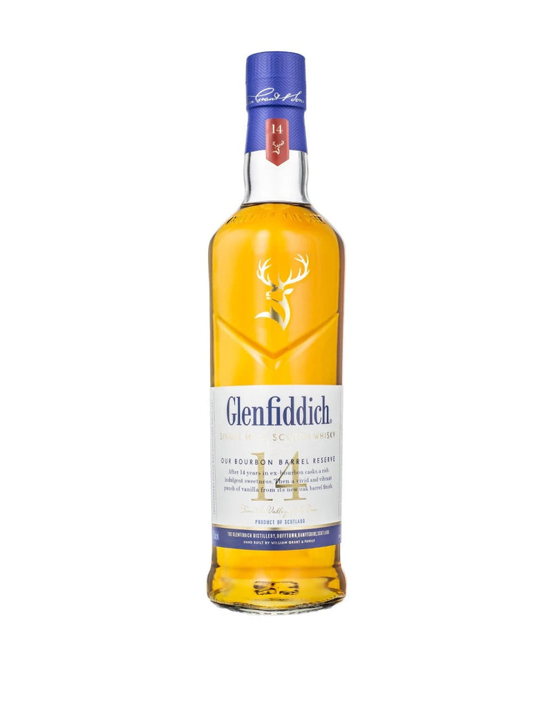 Glenfiddich 14 Year Old Bourbon Barrel Reserve Single Malt Scotch Whisky