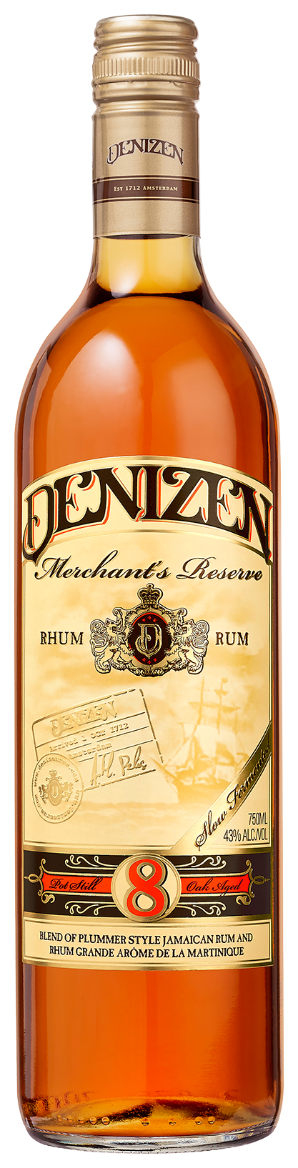 Denizen 8 Year Old Merchant's Reserve Rum