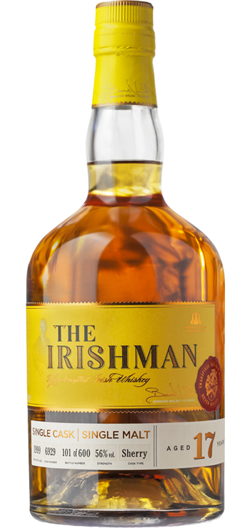 The Irishman 17 Year Old Single Cask Single Malt Irish Whiskey