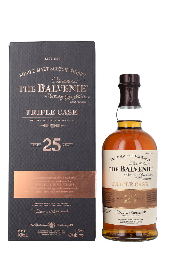The Balvenie 25 Year Old Triple Cask Single Malt Scotch Whisky