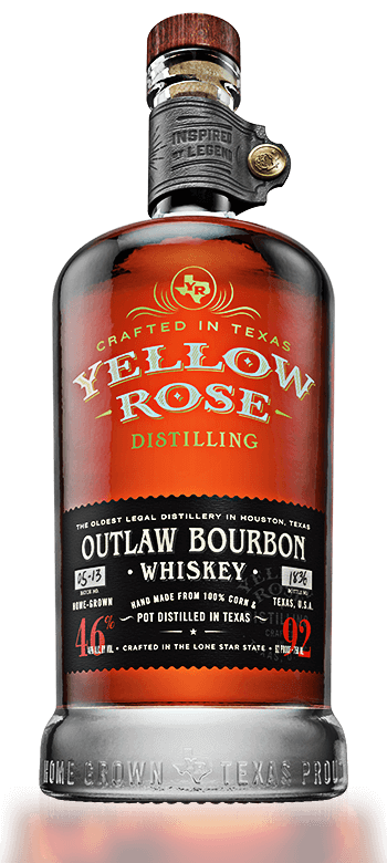 Yellow Rose Distilling Outlaw Bourbon Whiskey